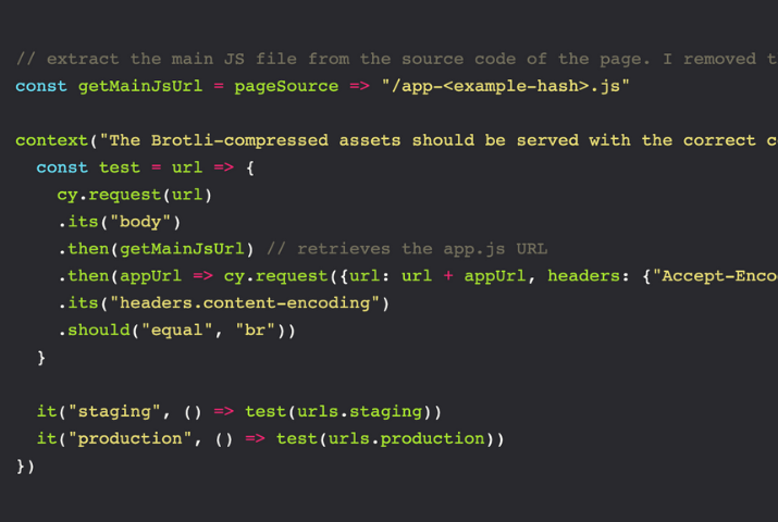 The concept of Monitoring Tests